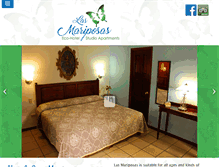 Tablet Screenshot of hotellasmariposas.com
